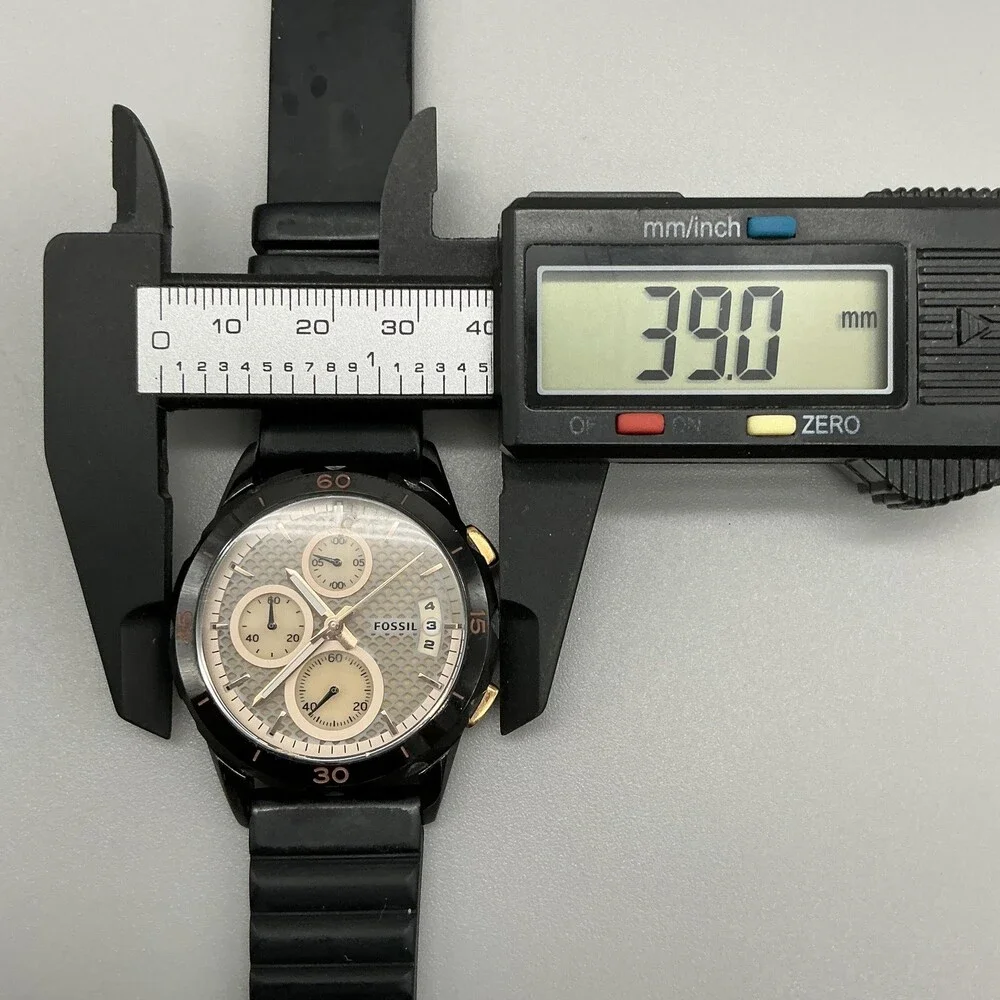 Fossil Modern Pursuit ES3984 Womens Watch 39mm Chronograph Date New Battery